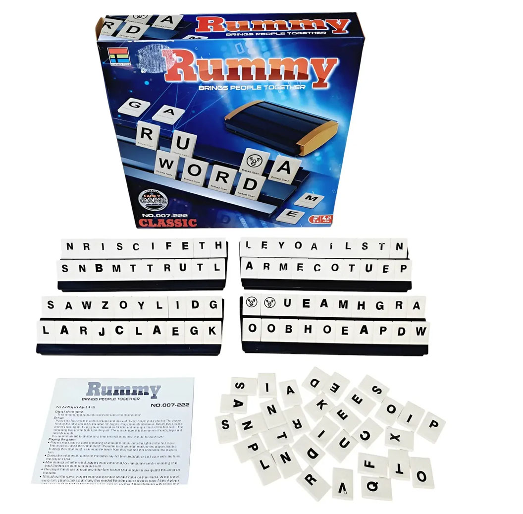 Juego Rummy De letras Y Palabras